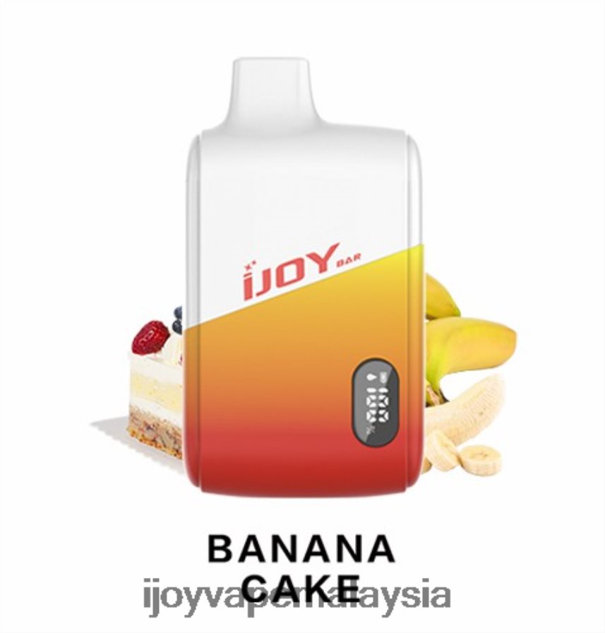 iJOY Bar IC8000 pakai buang 264RJ4176 - iJOY Bar Review kek pisang
