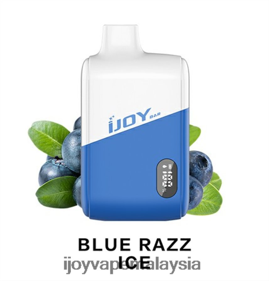 iJOY Bar IC8000 pakai buang 264RJ4179 - iJOY Flavors Vape ais razz biru