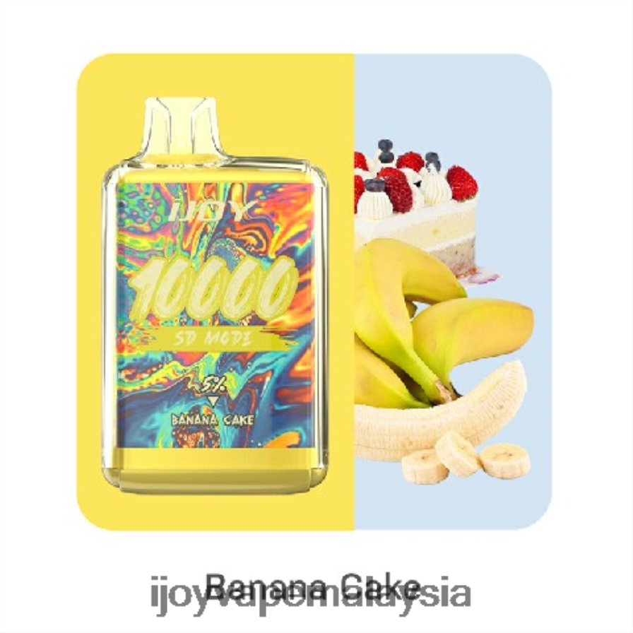 iJOY Bar SD10000 pakai buang 264RJ4161 - iJOY Vape Malaysia kek pisang